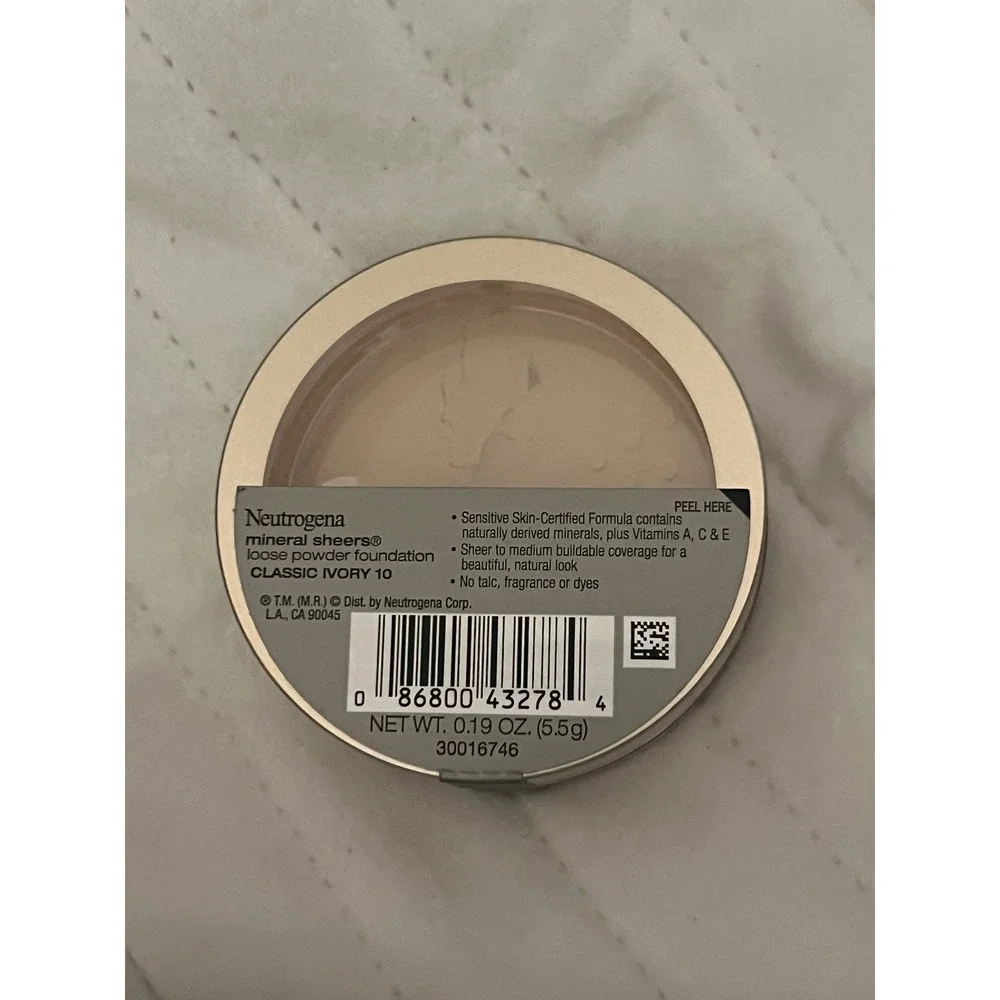 Neutrogena Mineral Sheers Loose Powder Foundation Classic Ivory 10 0.19oz 5.5g